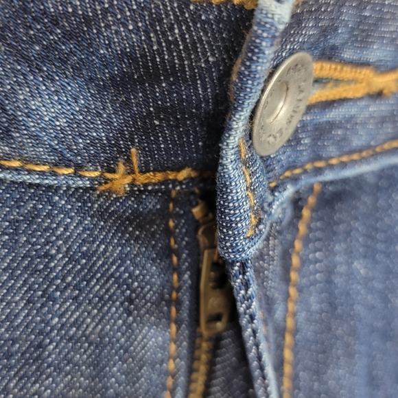 Lands' End Canvas Low Rise Dark Wash Bootcut Denim Blue Jeans Sz 26 NEW - Picture 5 of 12